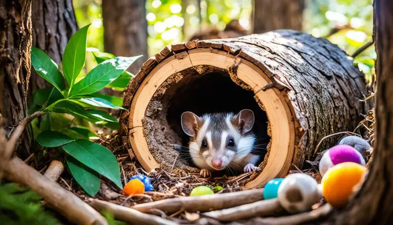 Exotic pet housing for small mammals