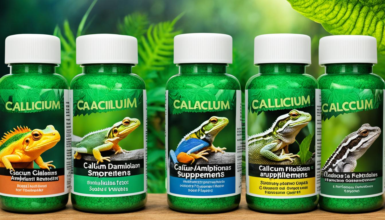 Calcium and vitamin D3 supplementation for reptiles and amphibians