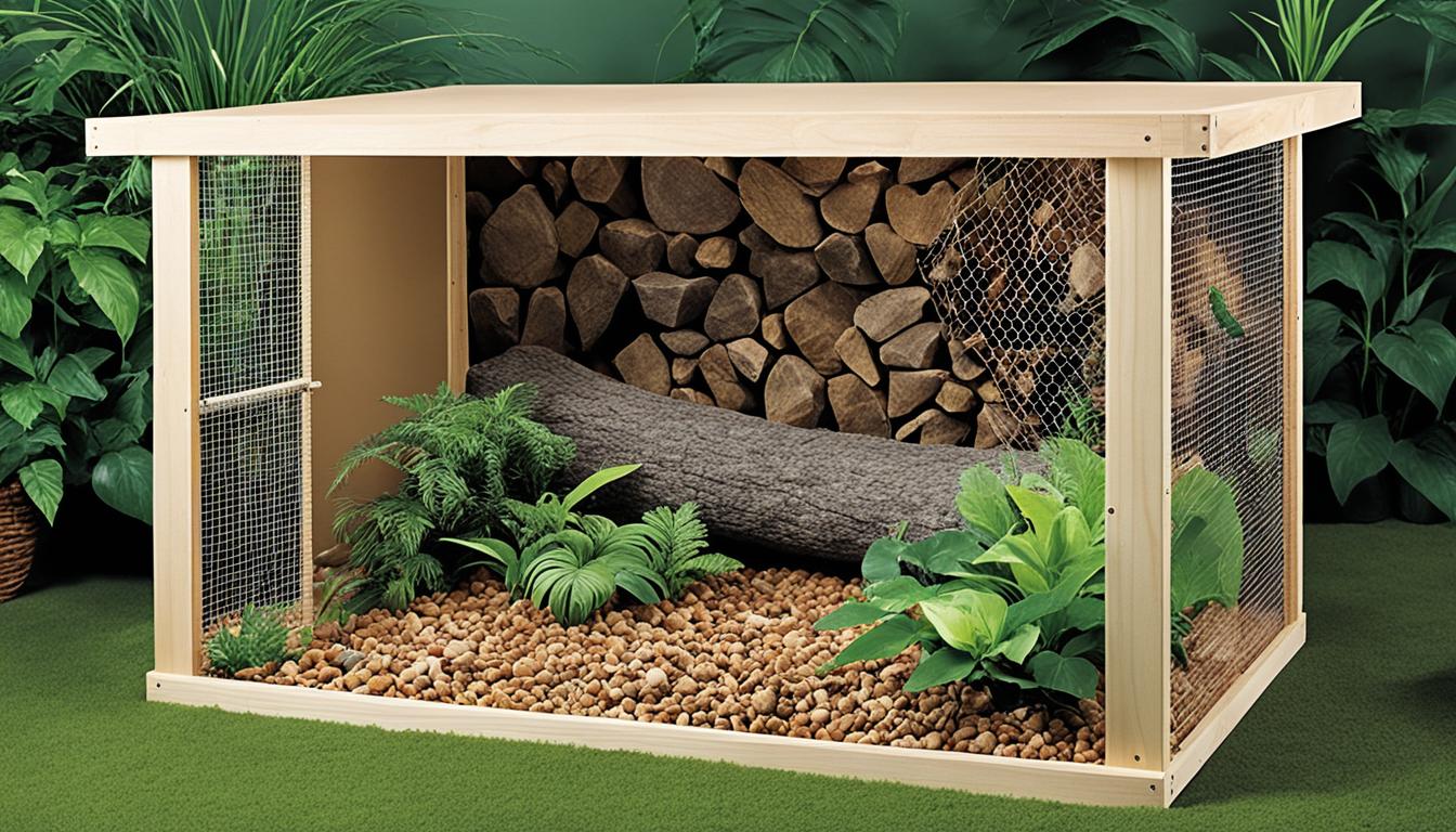 Exotic pet housing hides