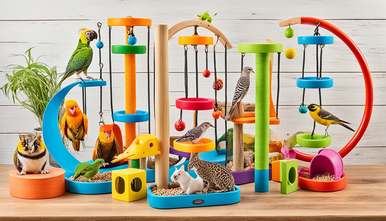 Exotic pet housing toys